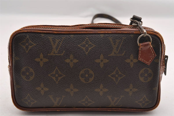 Auth Louis Vuitton Monogram Marly Bandouliere Shoulder Bag Old Model Junk 1953I
