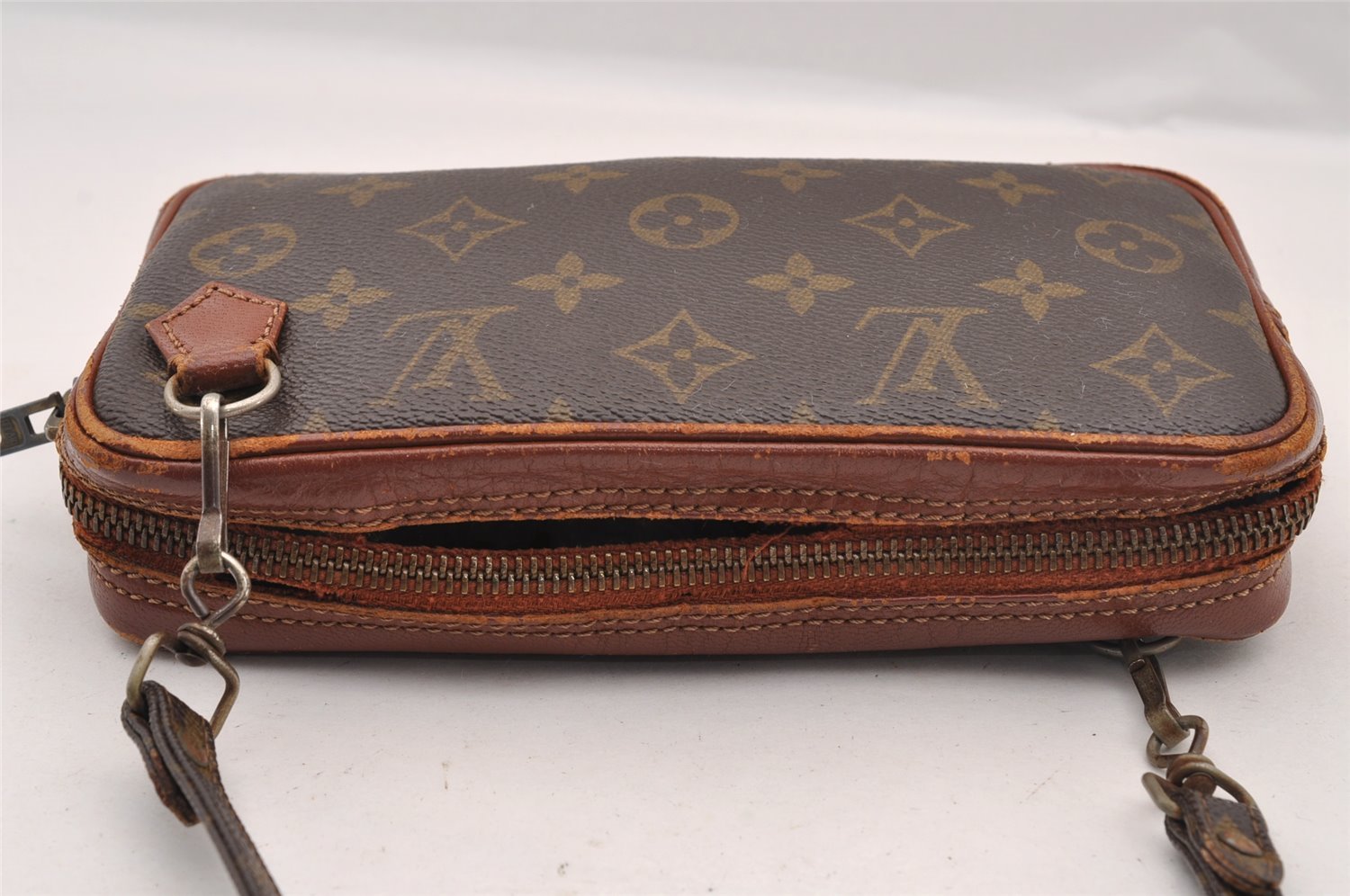 Auth Louis Vuitton Monogram Marly Bandouliere Shoulder Bag Old Model Junk 1953I