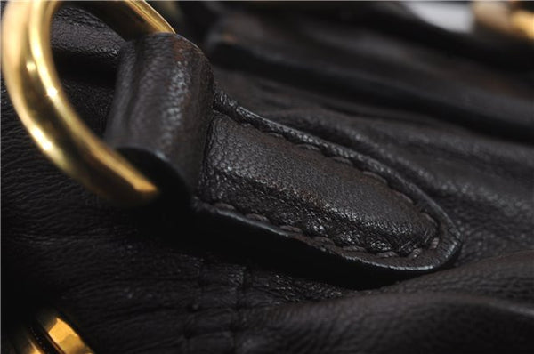 Authentic PRADA Nylon Leather 2Way Shoulder Hand Bag BN1793 Khaki Brown 1954D