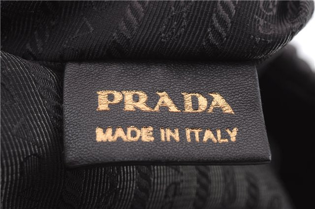 Authentic PRADA Nylon Leather 2Way Shoulder Hand Bag BN1793 Khaki Brown 1954D
