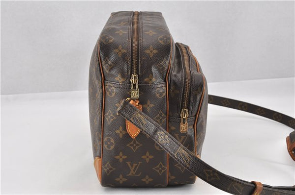 Authentic Louis Vuitton Monogram Nile 34 Shoulder Cross Bag M45242 LV Junk 1955G