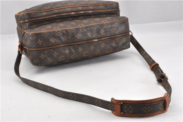 Authentic Louis Vuitton Monogram Nile 34 Shoulder Cross Bag M45242 LV Junk 1955G