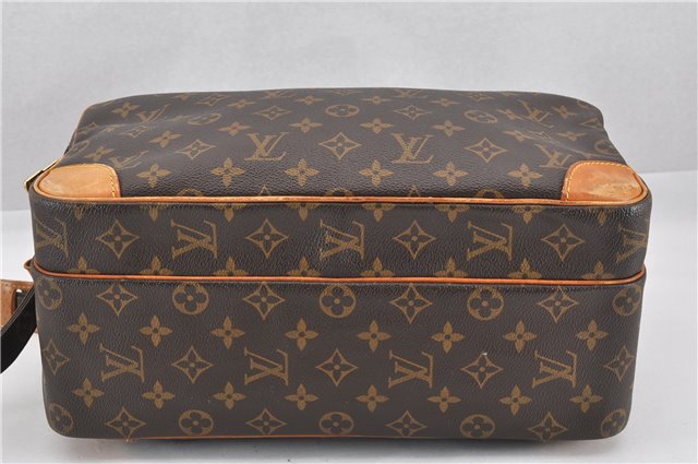 Authentic Louis Vuitton Monogram Nile 34 Shoulder Cross Bag M45242 LV Junk 1955G