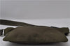 Authentic PRADA Nylon Leather Waist Body Bag Khaki Green 1956D