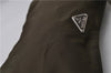 Authentic PRADA Nylon Leather Waist Body Bag Khaki Green 1956D