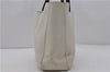 Authentic PRADA Plastic Leather Shoulder Tote Hand Bag Purse Ivory 1957D