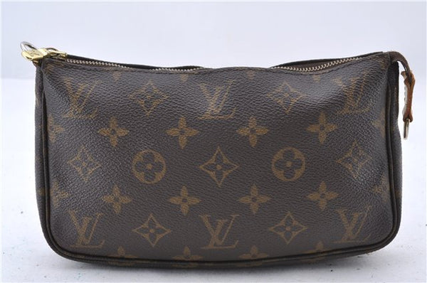 Authentic Louis Vuitton Monogram Pochette Accessoires Pouch M51980 LV 1958D