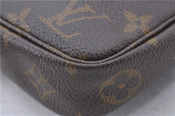 Authentic Louis Vuitton Monogram Pochette Accessoires Pouch M51980 LV 1958D