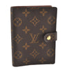 Authentic Louis Vuitton Monogram Agenda PM Notebook Cover R20005 LV 1958G