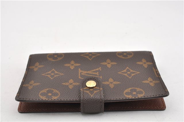 Authentic Louis Vuitton Monogram Agenda PM Notebook Cover R20005 LV 1958G