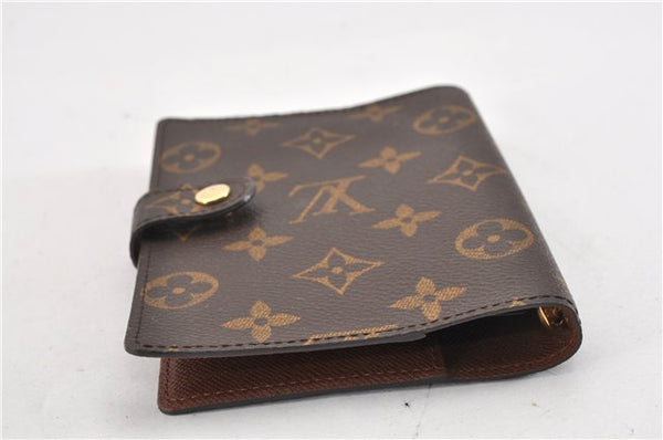 Authentic Louis Vuitton Monogram Agenda PM Notebook Cover R20005 LV 1958G