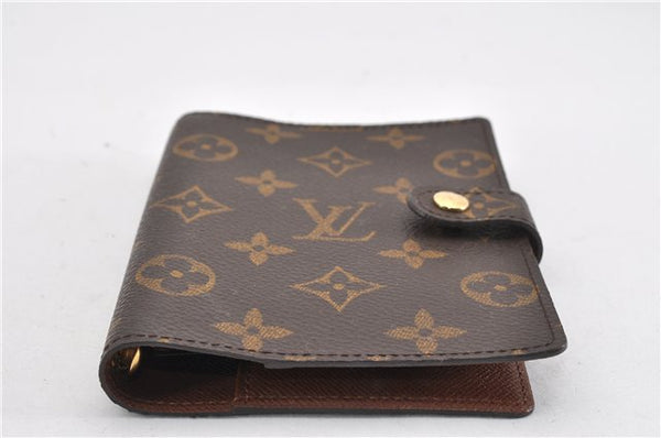 Authentic Louis Vuitton Monogram Agenda PM Notebook Cover R20005 LV 1958G