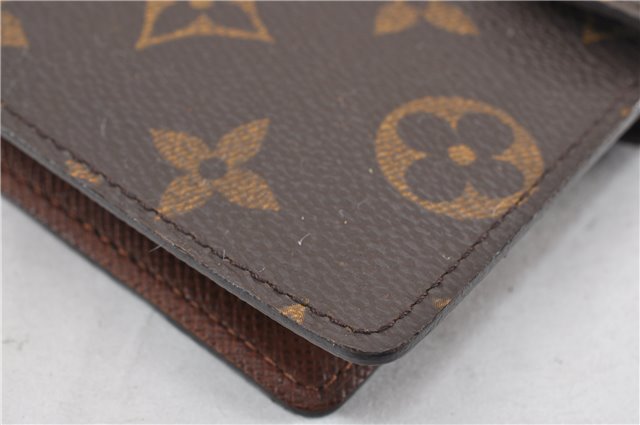 Authentic Louis Vuitton Monogram Agenda PM Notebook Cover R20005 LV 1958G
