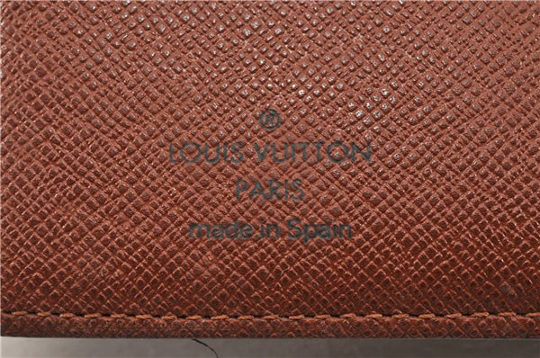 Authentic Louis Vuitton Monogram Agenda PM Notebook Cover R20005 LV 1958G