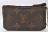 Authentic Louis Vuitton Monogram Pochette Cles Coin Purse Case M62650 Junk 1959G