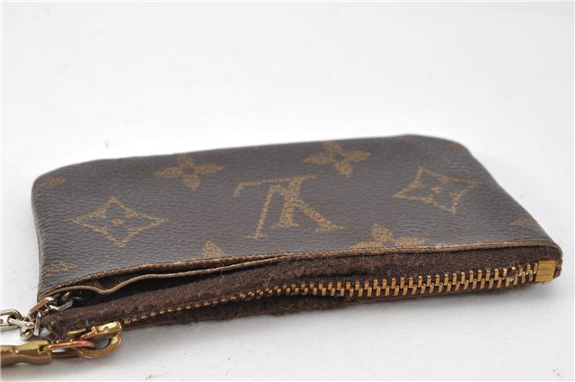 Authentic Louis Vuitton Monogram Pochette Cles Coin Purse Case M62650 Junk 1959G