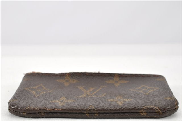 Authentic Louis Vuitton Monogram Pochette Cles Coin Purse Case M62650 Junk 1959G