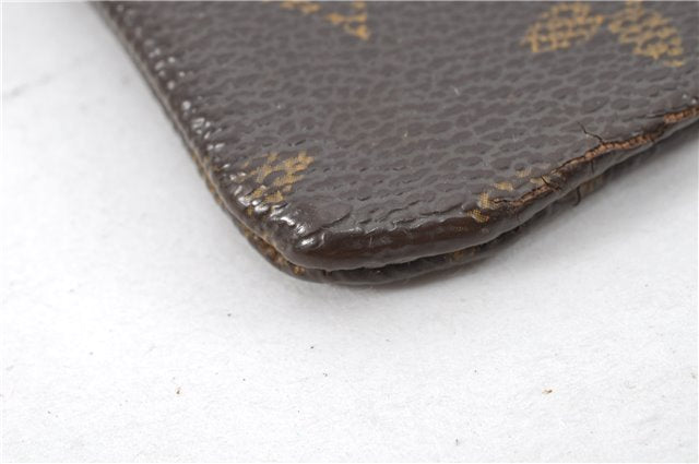 Authentic Louis Vuitton Monogram Pochette Cles Coin Purse Case M62650 Junk 1959G