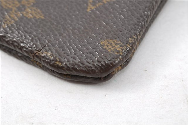 Authentic Louis Vuitton Monogram Pochette Cles Coin Purse Case M62650 Junk 1959G