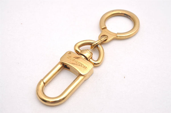 Authentic Louis Vuitton Charm Key Chain Anokre Gold M62698 LV 1959I