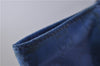 Authentic GUCCI Hand Tote Bag GG Nylon Leather 282439 Blue 1960D