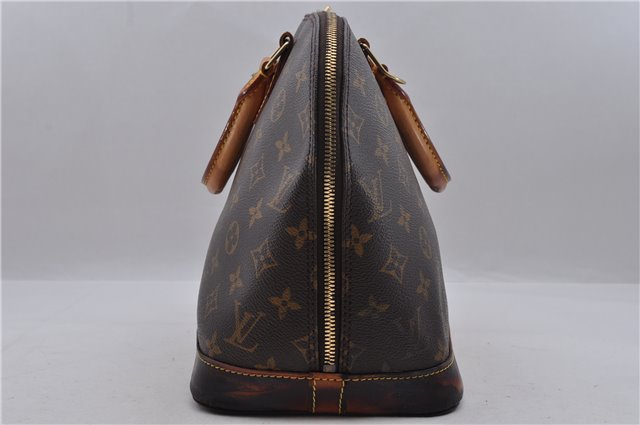 Authentic Louis Vuitton Monogram Alma Hand Bag M51130 LV 1961D