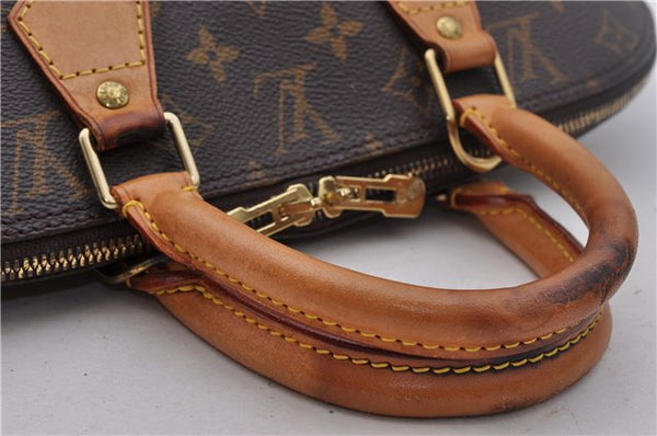 Authentic Louis Vuitton Monogram Alma Hand Bag M51130 LV 1961D