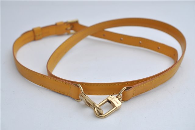 Authentic Louis Vuitton Leather Shoulder Strap Yellow 40.2-47.2