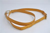 Authentic Louis Vuitton Leather Shoulder Strap Yellow 40.2-47.2" LV 1961F