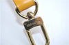 Authentic Louis Vuitton Leather Shoulder Strap Yellow 40.2-47.2" LV 1961F