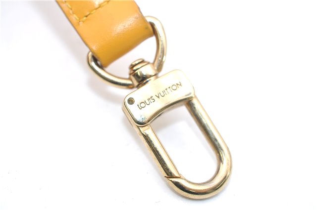 Authentic Louis Vuitton Leather Shoulder Strap Yellow 40.2-47.2