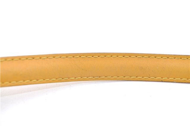 Authentic Louis Vuitton Leather Shoulder Strap Yellow 40.2-47.2