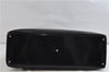 Authentic GUCCI Vintage Shoulder Tote Bag Enamel Black 1962D