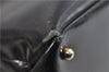 Authentic GUCCI Vintage Shoulder Tote Bag Enamel Black 1962D