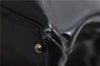 Authentic GUCCI Vintage Shoulder Tote Bag Enamel Black 1962D