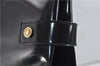 Authentic GUCCI Vintage Shoulder Tote Bag Enamel Black 1962D