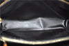 Authentic GUCCI Vintage Shoulder Tote Bag Enamel Black 1962D
