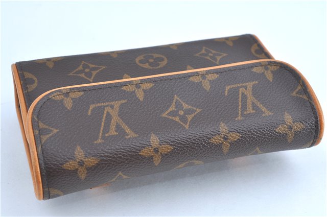 Auth Louis Vuitton Monogram Pochette Florentine Pouch Waist Bag M51855 LV 1963B