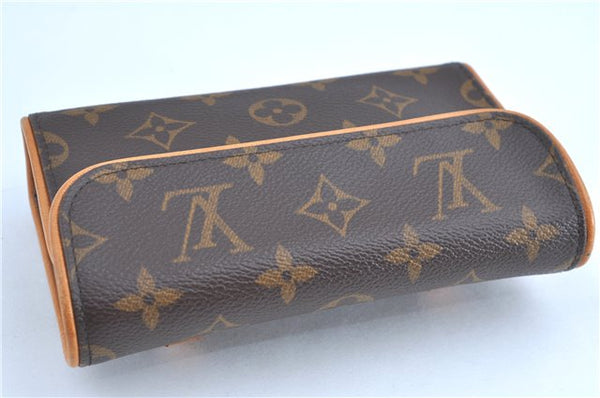 Auth Louis Vuitton Monogram Pochette Florentine Pouch Waist Bag M51855 LV 1963B