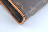 Auth Louis Vuitton Monogram Pochette Florentine Pouch Waist Bag M51855 LV 1963B