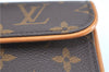 Auth Louis Vuitton Monogram Pochette Florentine Pouch Waist Bag M51855 LV 1963B