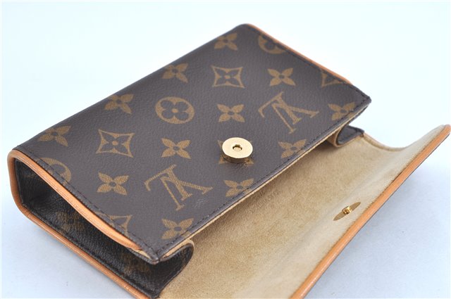 Auth Louis Vuitton Monogram Pochette Florentine Pouch Waist Bag M51855 LV 1963B