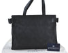 Authentic GIVENCHY Nylon Leather Hand Tote Bag Black 1963C