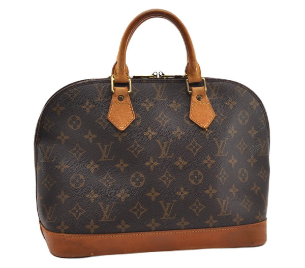 Authentic Louis Vuitton Monogram Alma Hand Bag Purse M51130 LV 1963G