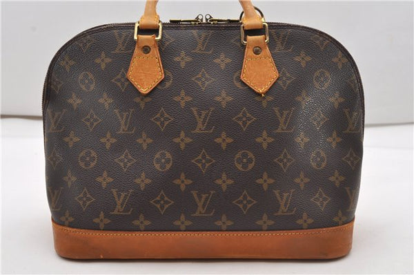 Authentic Louis Vuitton Monogram Alma Hand Bag Purse M51130 LV 1963G