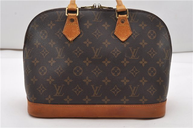 Authentic Louis Vuitton Monogram Alma Hand Bag Purse M51130 LV 1963G