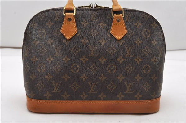 Authentic Louis Vuitton Monogram Alma Hand Bag Purse M51130 LV 1963G