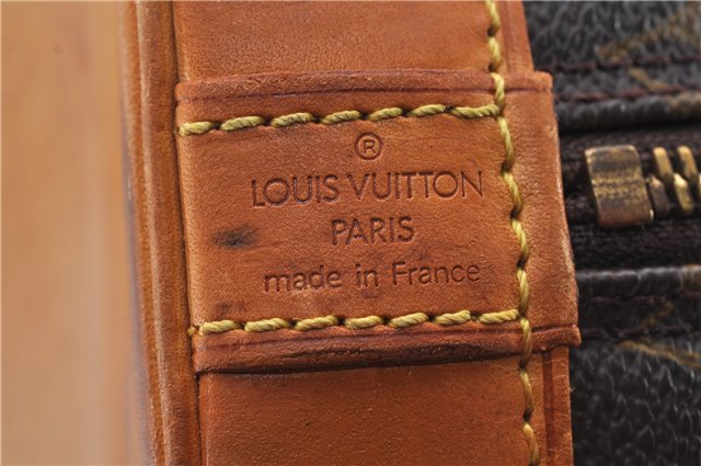 Authentic Louis Vuitton Monogram Alma Hand Bag Purse M51130 LV 1963G