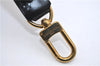 Authentic Louis Vuitton Leather Shoulder Strap Black 43.3-49.6" LV 1964F