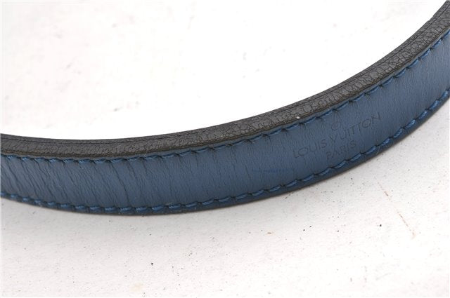 Authentic Louis Vuitton Epi Petit Noe Shoulder Drawstring Bag M44105 Blue 1964G